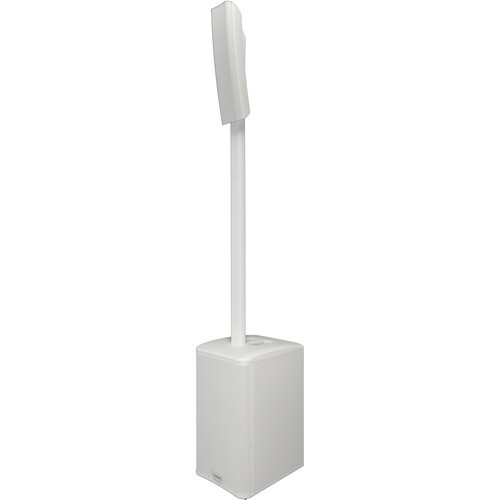 QSC KC12 white column speaker system