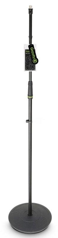 Gravity GMS23 microphone stand with heavy round base