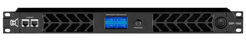 CVR Audio DSP-1502 Black Power Amplifier front