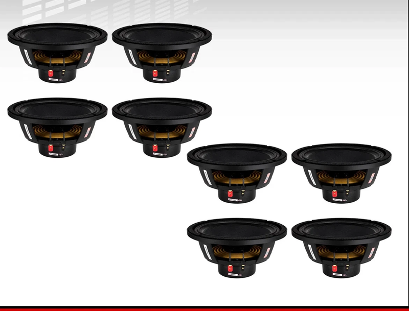 B&C 10MBX64 Midbass Woofer Eight Pack
