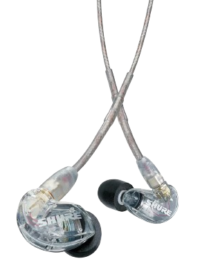 Shure SE215-CL clear DJ in-ear