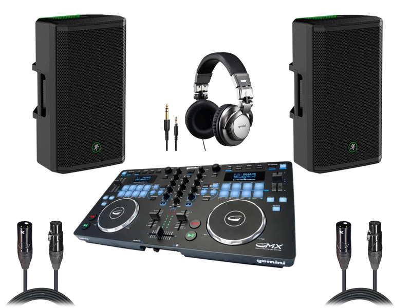 Mackie Thrash212 speakers DJ PA setup