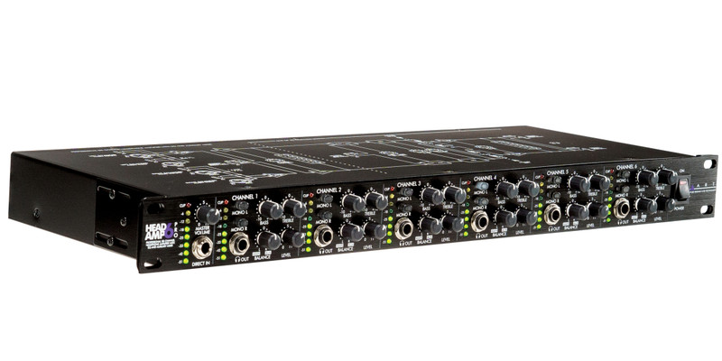 ART HEADAMP6PRO 6 Channel Pro Headphone Amplifier With 2-Band EQ (MINT)