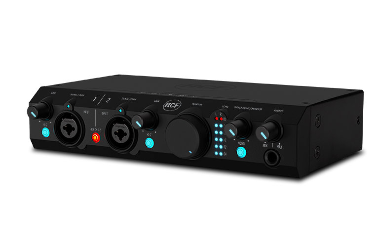 RCF TRK PRO2 24-BIT 192kHz Professional USB Audio Interface (MINT)