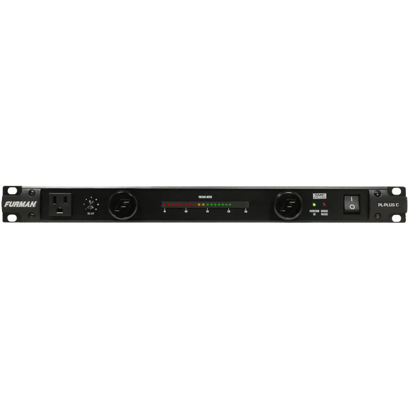 FURMAN PL-PLUS C 15A Power Conditioner W/ Pull-out Lights and LED Voltmete (MINT)