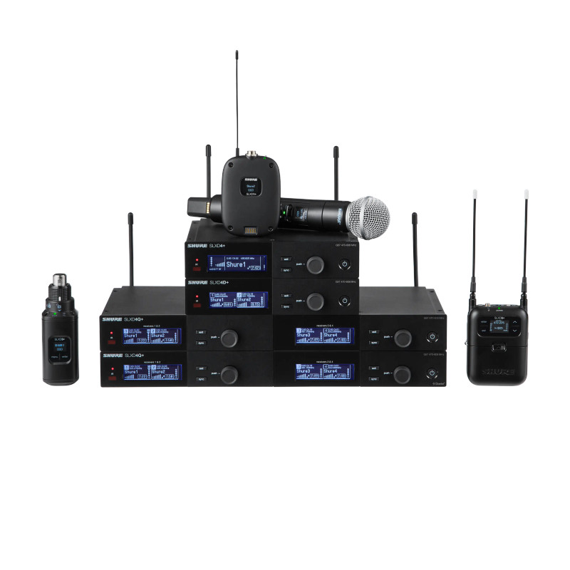 Shure SLX-D+ remote control wireless set