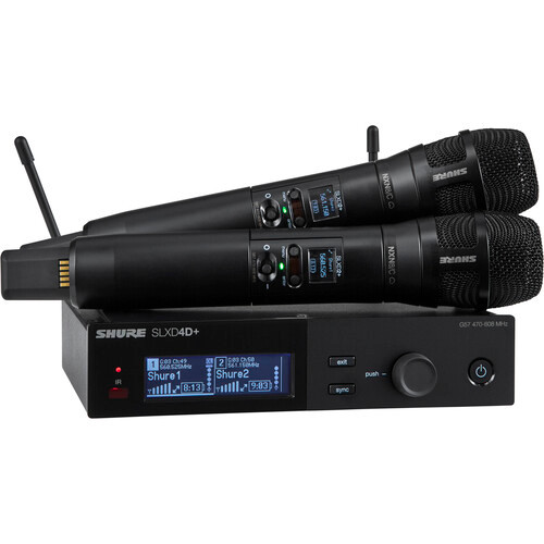 Shure SLXD24D+ dual Handheld mic system