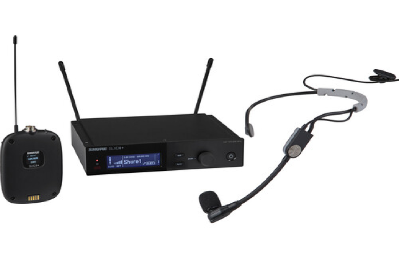 Shure SLXD14/SM35 wireless receiver front panel