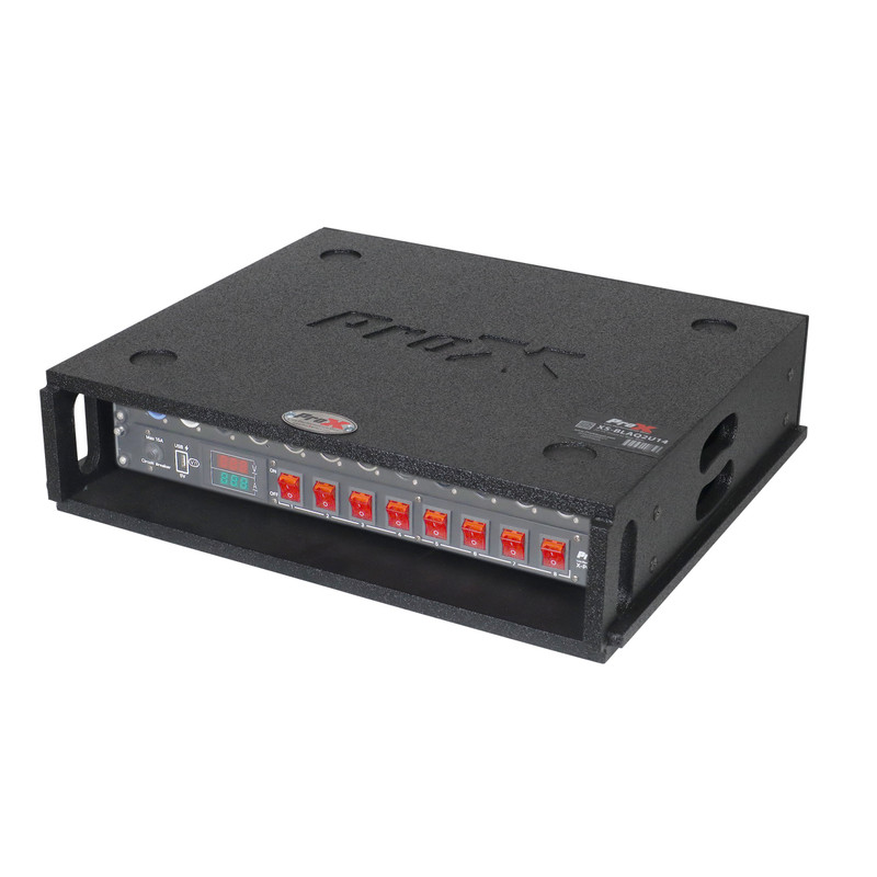 ProX BLAQ Series rack case rear view details