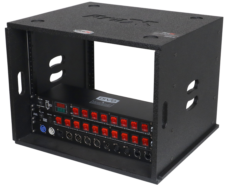 ProX XS BLAQ8U14 front view vertical rack