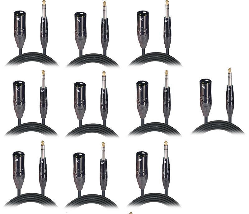 ProX XC-SXM10 Audio Cable Bundle