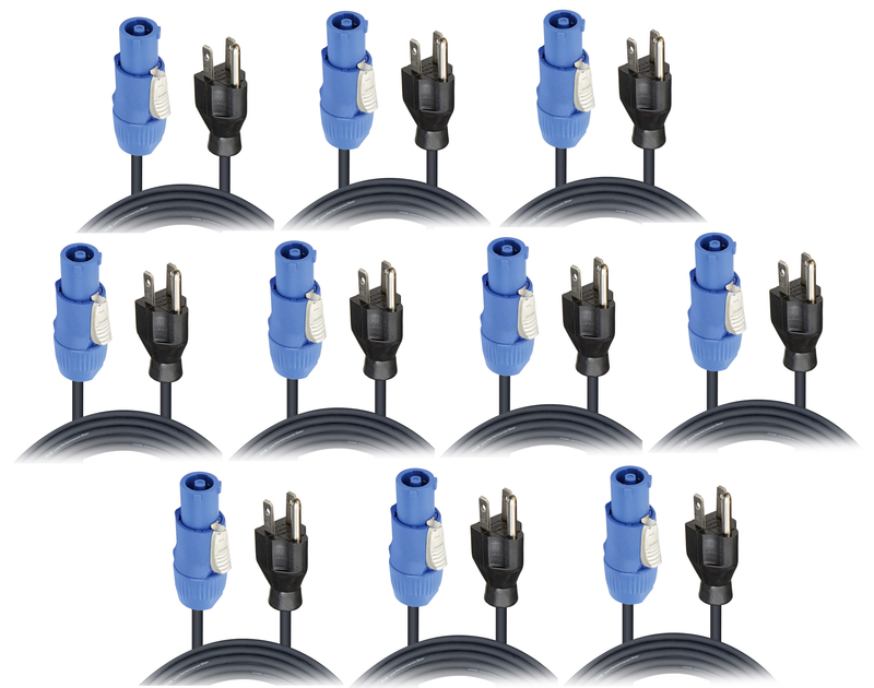 ProX XC-PWCE14-25 10 pack audio cable set