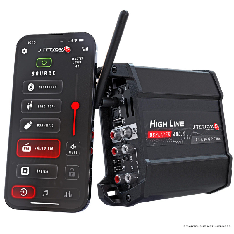 HL400.4 car stereo amplifier front