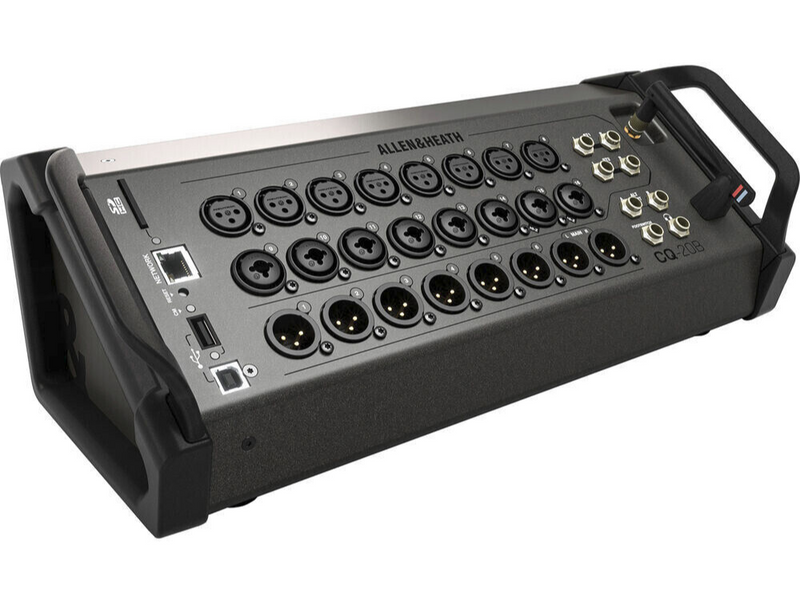 Allen Heath CQ20B mixer angle view
