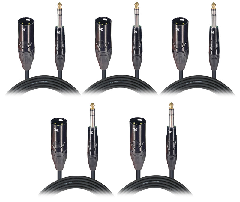 ProX XC-SXM15 15ft Audio Cable Bundle