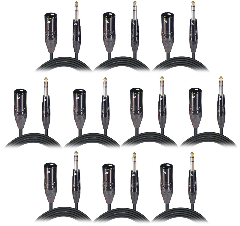 ProX 10-pack XC-SXM15 audio cable