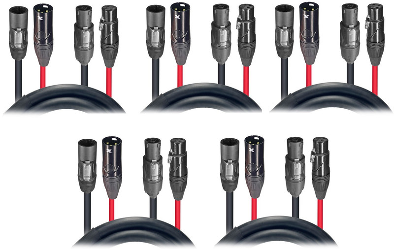 ProX PowerKON DMX cable front