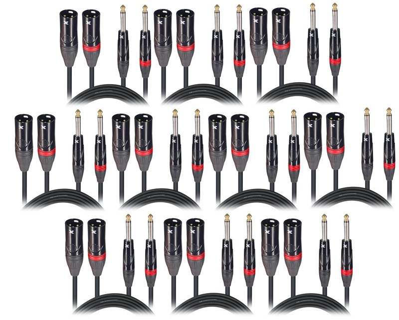 3ft audio splitter cable 10 Packs