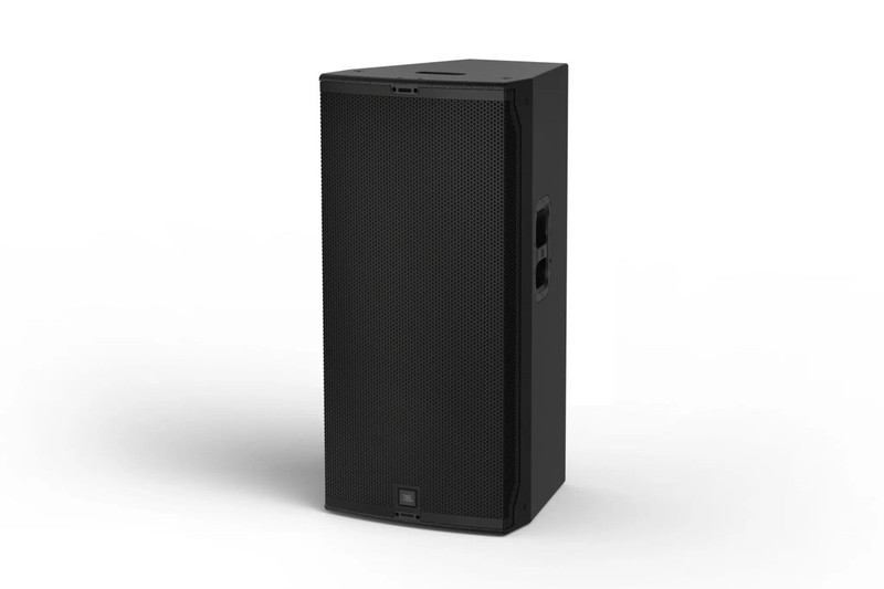 JBL SRX922 dual 12 inch speaker side angle view