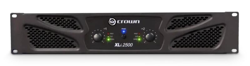 Crown XLi 2500 front power amplifier