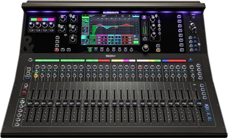 Allen & Heath SQ-6+ mixer front view