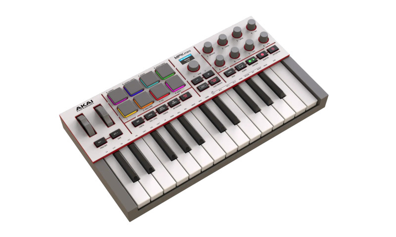 Akai MPK Mini IV  top angle view