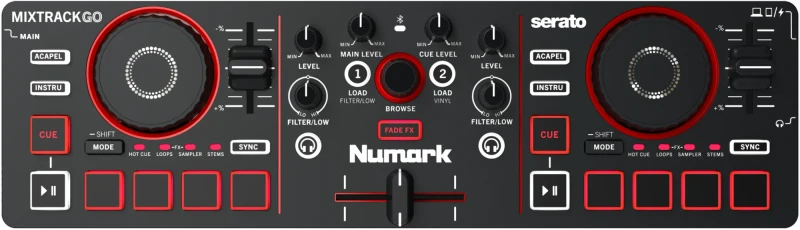 Numark Mixtrack Go front view