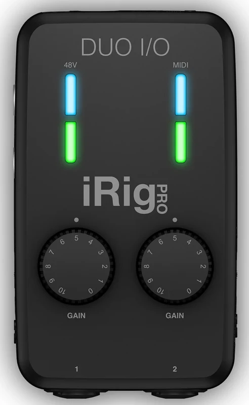 iRig Pro Duo I/O Front View