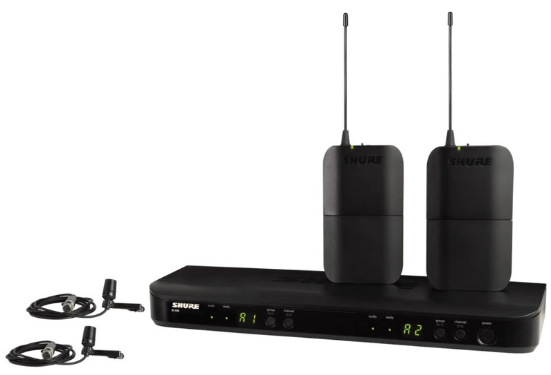 Shure BLX188/CVL H9 dual wireless system