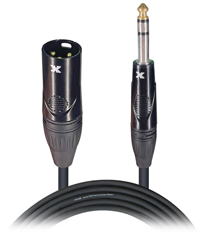 ProX XC-SXM50 50 Ft. Balanced XLR3-M to 1/4 TRS-M High Performance Audio Cable