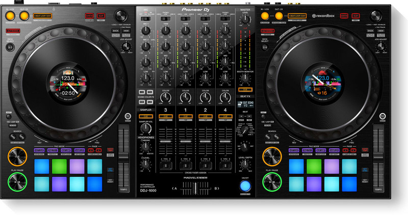 Pioneer DJ DDJ-1000 4-Channel Professional RekordBox USB DJ Controller w/ Pads.