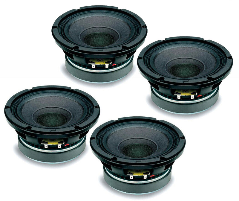 4x 18-Sound 8M400 8" speaker unit