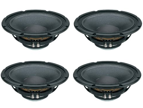 4x 18 Sound 12ND610 speaker view set