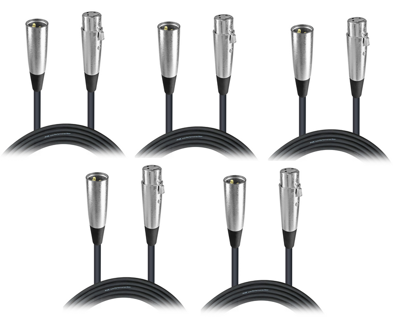 ProX XCP-XLR10 10Ft XLR Microphone bundle Cable