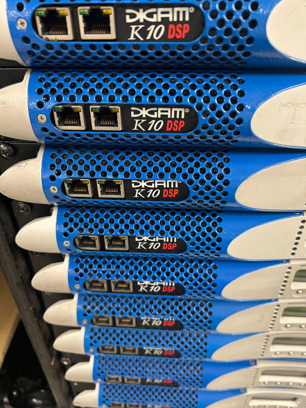 K10 DSP+AESOP 2-Channel Power Amplifier with DSP and Networking for High-Performance Touring MINT