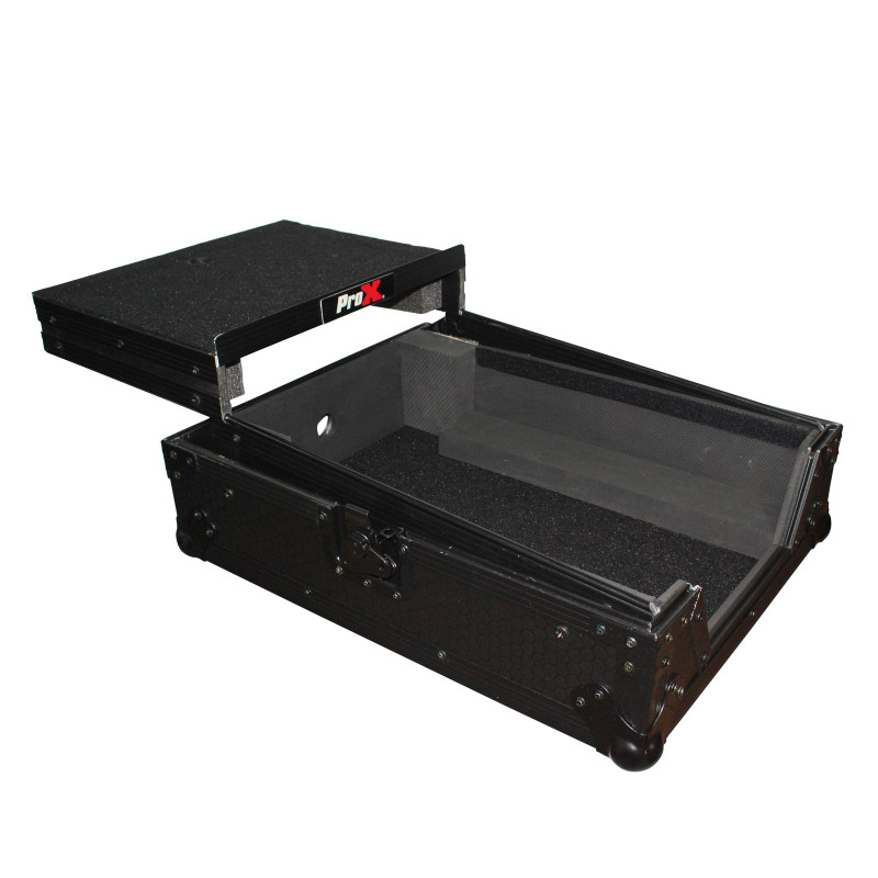 ProX XS-DJMS9LTBL DJ mixer case angle
