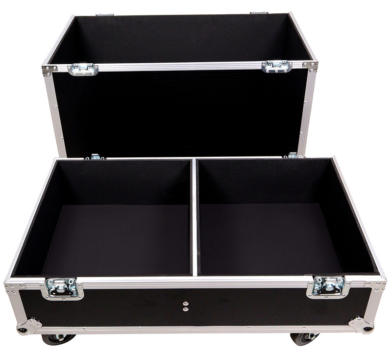 ProX XS-2X281716MK2 Dual ATA Style Speaker Flight Case Fits 2 of Most 15" Speakers.