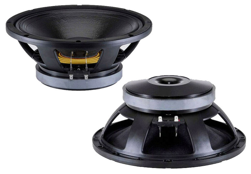 2x B&C 12MH32 12" Car-Audio Replacement Speaker Woofer Midbass 800W 8-Ohm (PAIR)