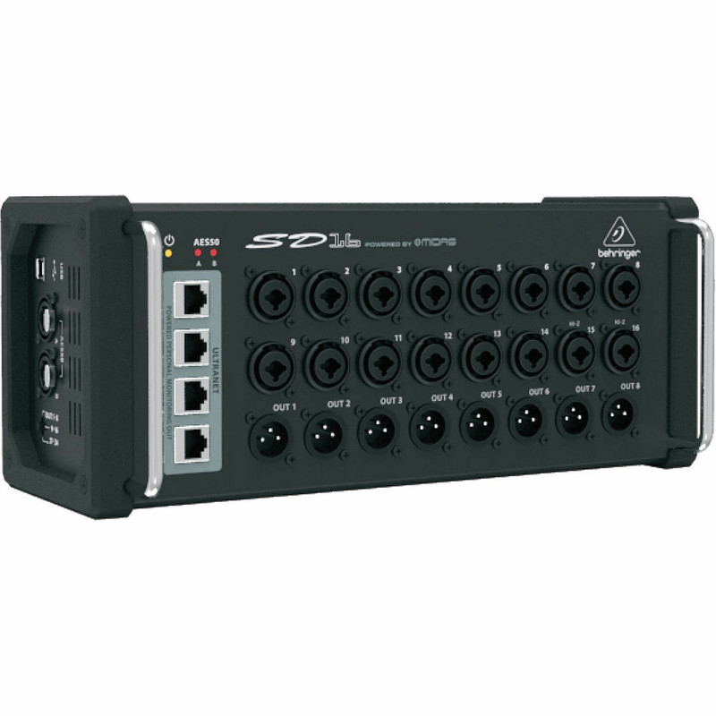 Behringer SD16 16-Ch I/O Stage Box Digital Snake Remote Controllable & USB