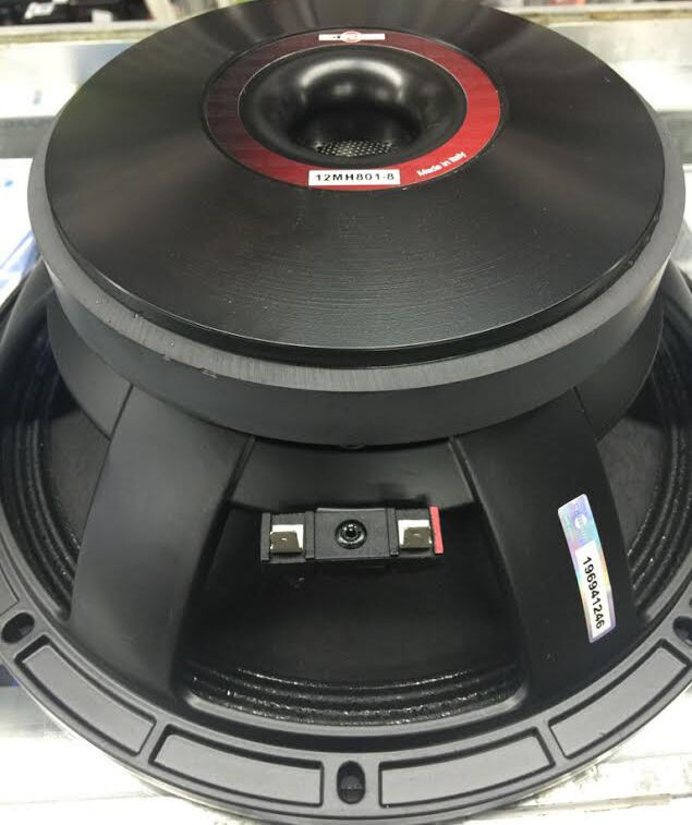 B&C 12MH801 12 Inch Midbass Woofer – 700 Watts, 8 Ohm – Car Audio Speaker