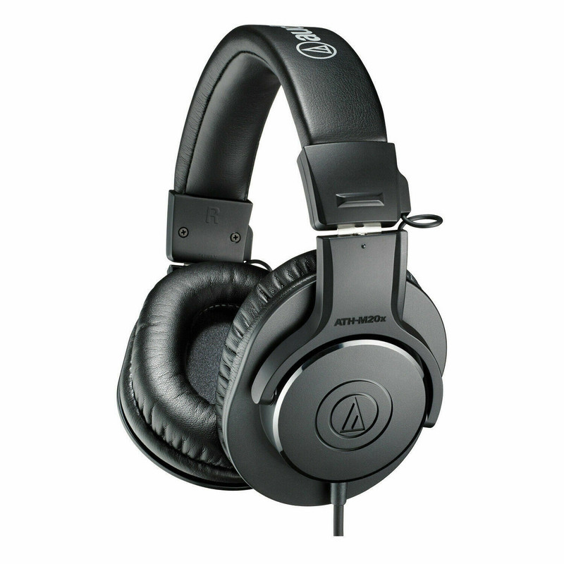 Audio-Technica ATH-M20x Professional Monitor Studio Tracking & Mixing Headphones