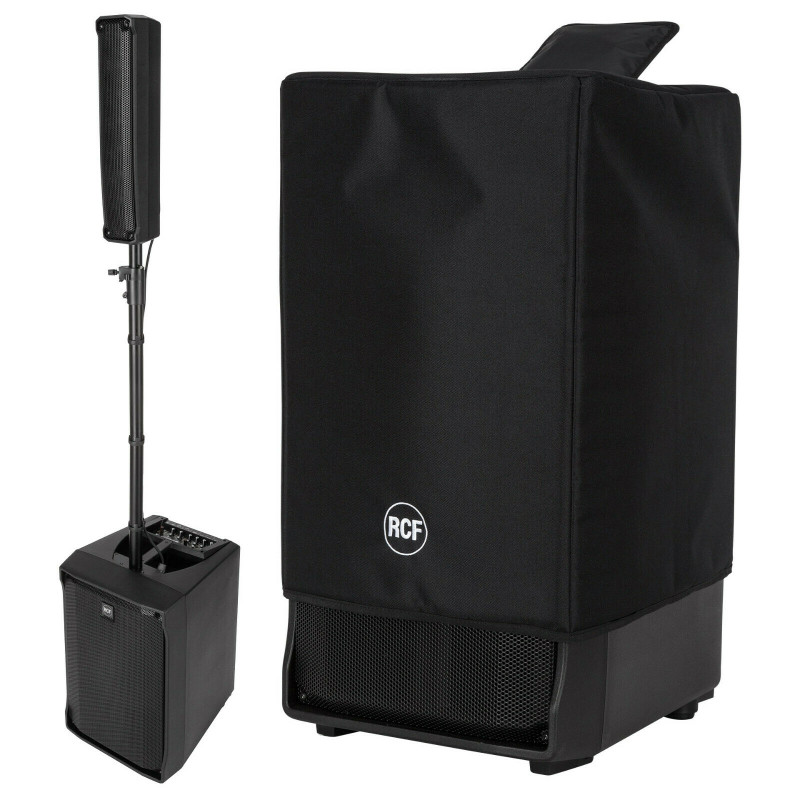 RCF JMix8 speaker with cover portable