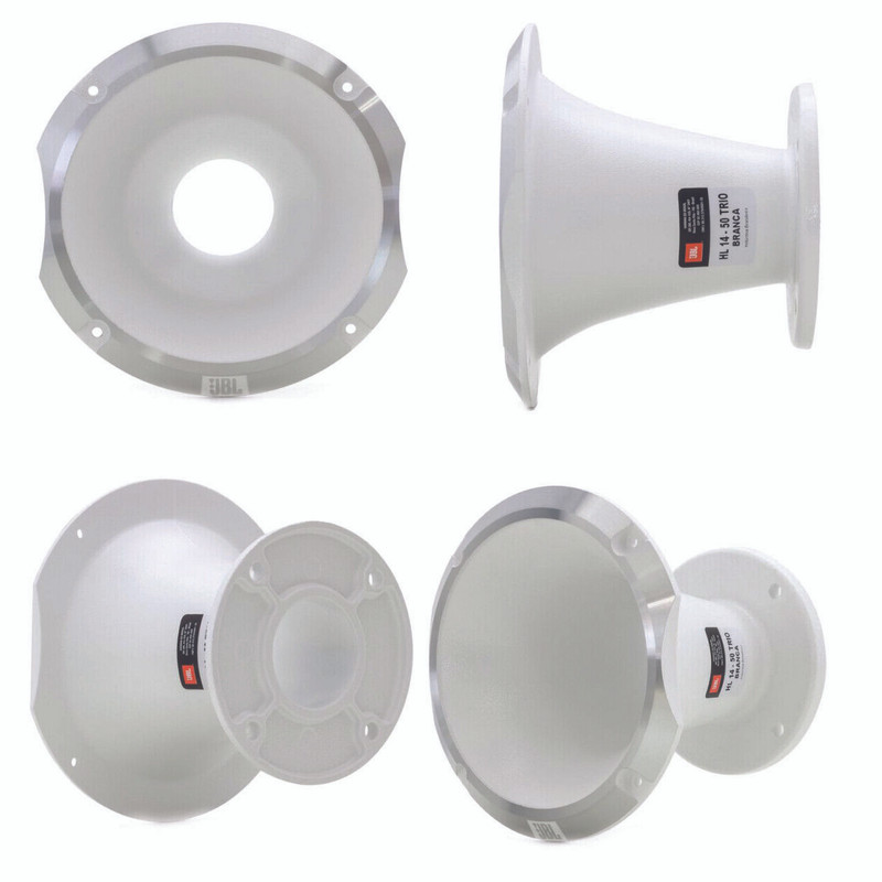 4x JBL Horn Selenium HL 14-50 TRIO BLANCA 2" throat Aluminum Horn WHITE