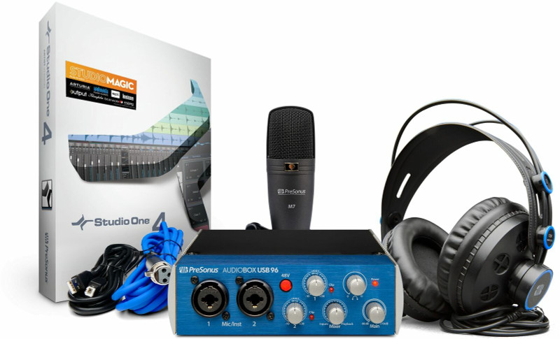 Presonus AudioBox 96 Studio Complete Hardware/Software Recording Kit