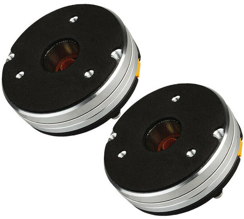 2x FAITAL PRO HF108 1" Neodymium Compression Horn Driver 120 Watts 8-Ohm 109 dB