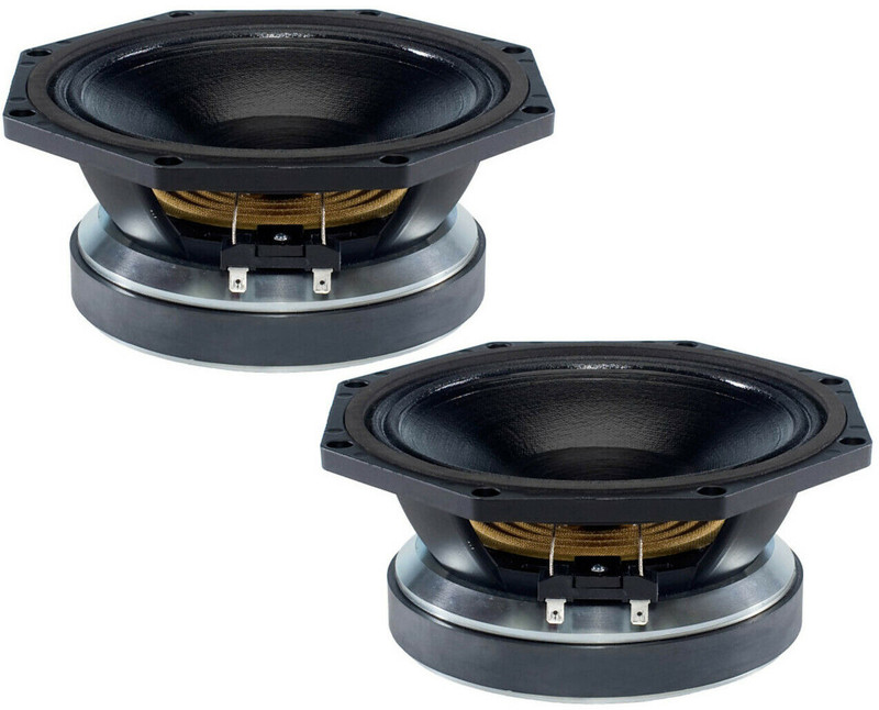 2x B&C 8FW51 8-inch mid-bass speakers.