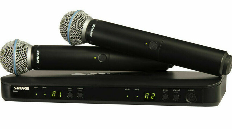 Shure BLX288/B58 H9 Microphone With Beta 58A Capsules