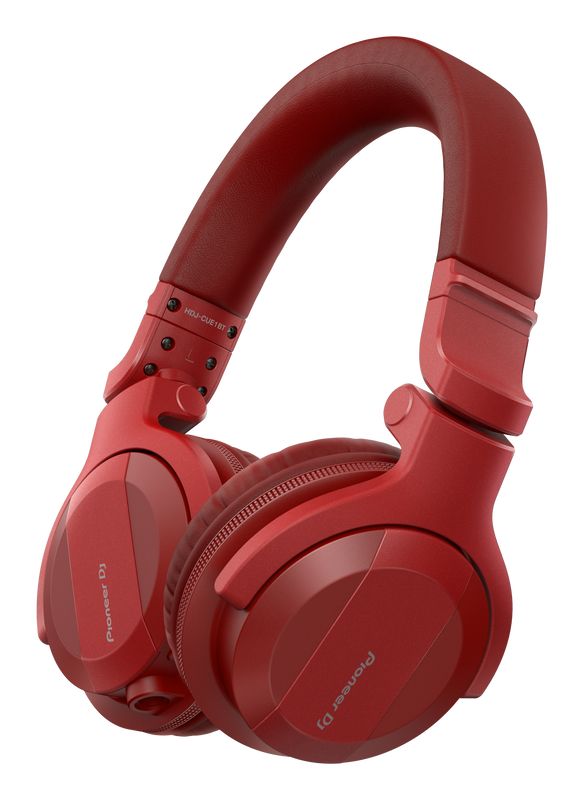 Pioneer HDJ-CUE1BT-R Folding Wireless DJ headphones w/Bluetooth Technology (RED)