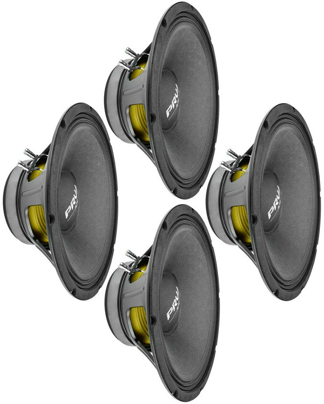 4x PRV Audio 12W800A 12" PRO Audio Woofer 800 Watts 8-Ohm Voice Coail 2.5"