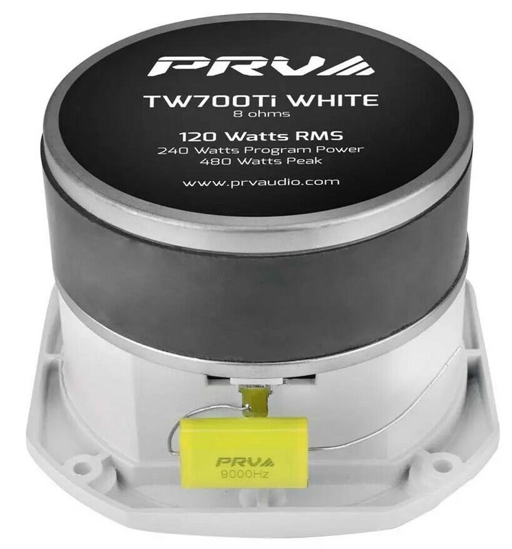 PRV Audio TW700Ti-CR High Power Titanium Bullet Tweeter (Chrome) - 8 Ohm - Singh PRV Audio TW700Ti-CR High Power Titanium Bullet Tweeter (Chrome) - 8 Ohm - Singh